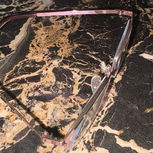 Pink Metallic Women's Glasses Frames - Unbranded